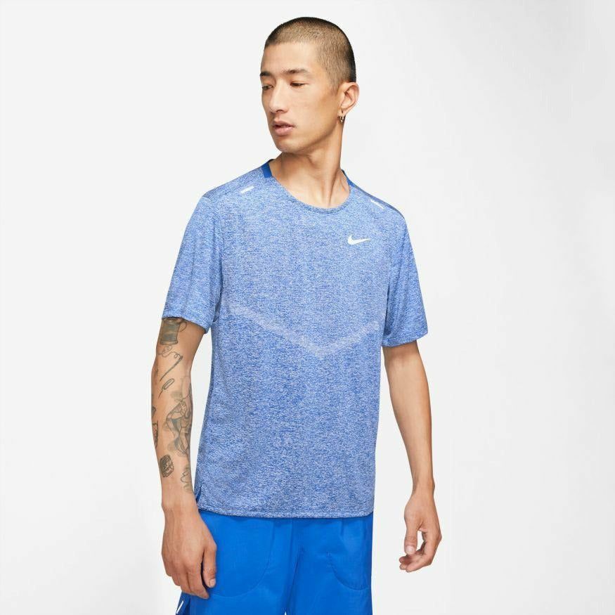 Mens Dri-FIT Rise 365 Short-Sleeve Running Top - Game Royal-Culture Athletics