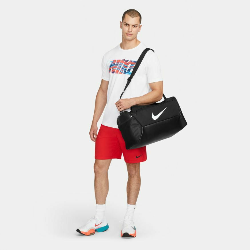 Nike Brasilia 9.5 Training Small Duffle - Black/White