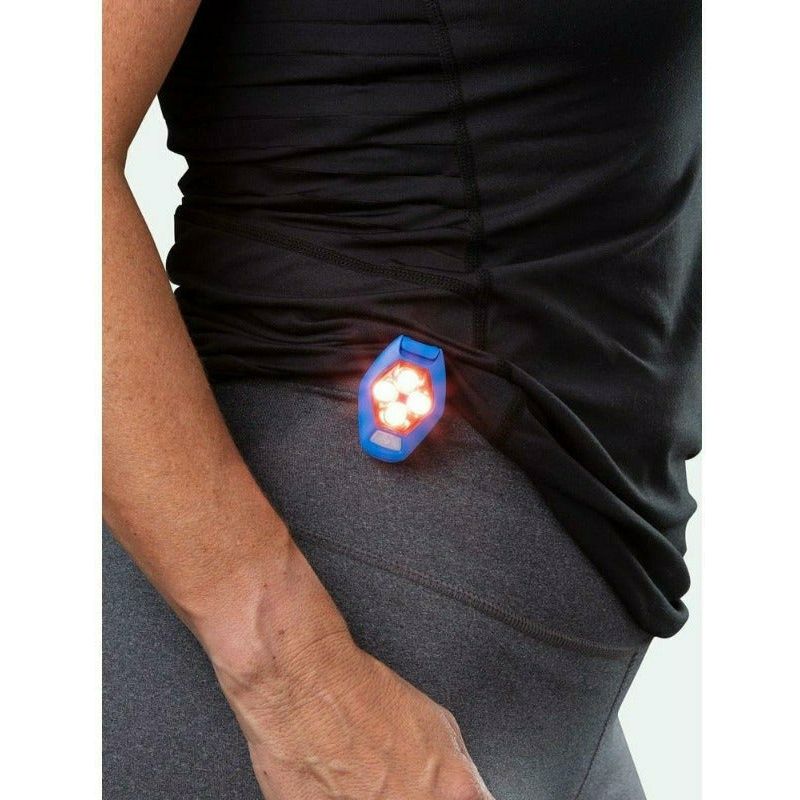 HyperBrite RX Strobe Rechargeable LED Clip Light - Blue Jewel-Culture Athletics