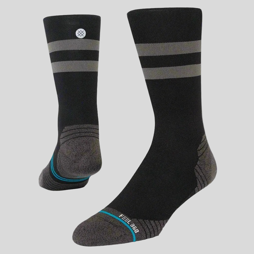Stance - Unisex Franchise Ultralight Crew Socks - Black - Culture Athletics