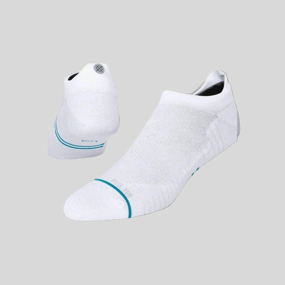 Stance - Unisex Run Ultralight Tab Socks - White - Culture Athletics