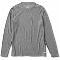 Mens Long-Sleeve Strato Tech Tee - Heather Grey