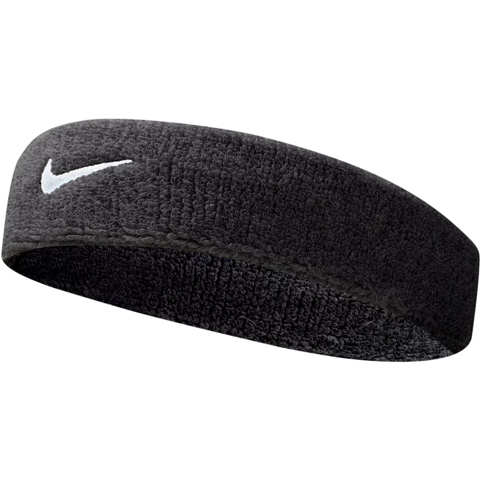 Unisex Swoosh Headband - Black/White-Culture Athletics