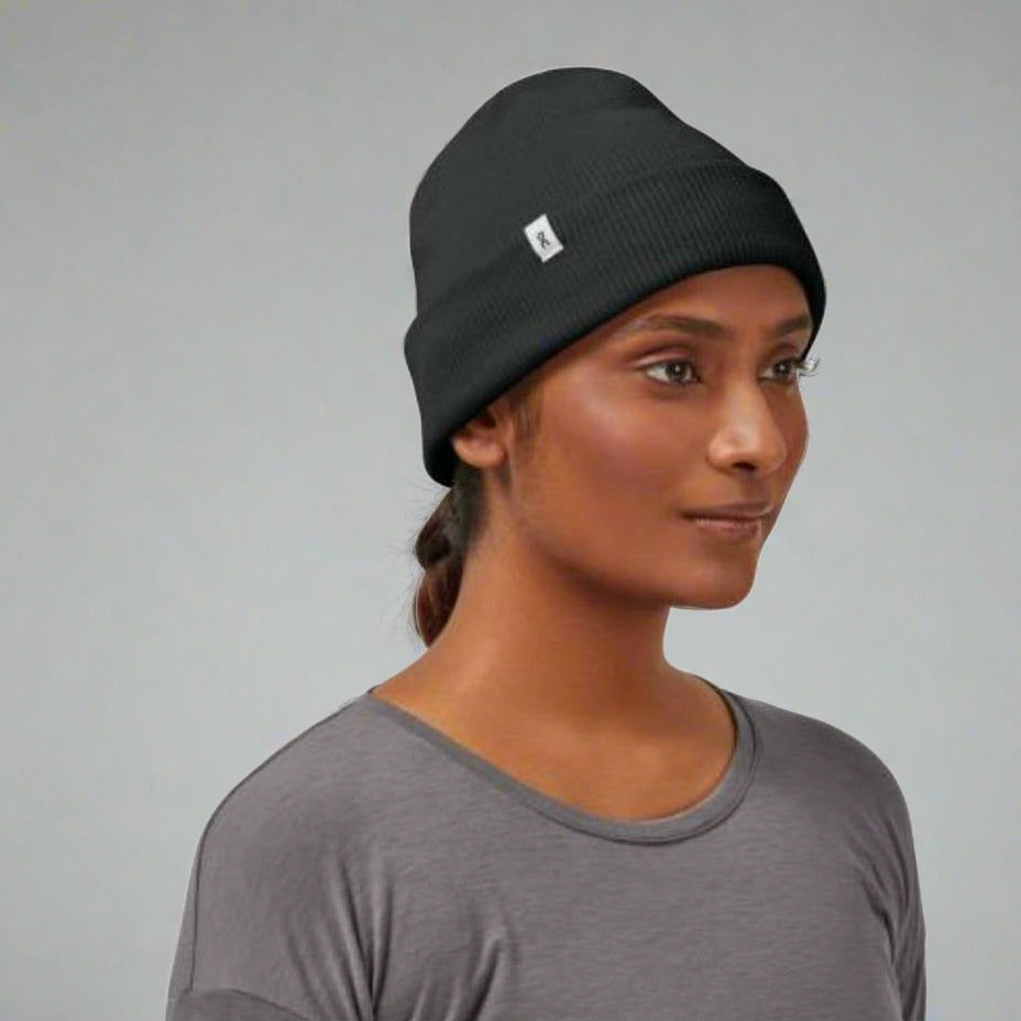 Unisex Merino Beanie - Black-Culture Athletics