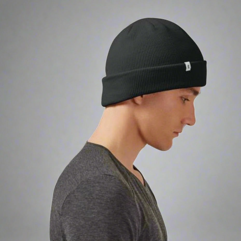 Unisex Merino Beanie - Black-Culture Athletics